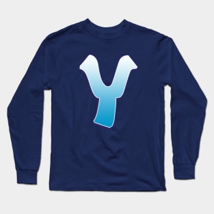 Y - Blue Long Sleeve T-Shirt